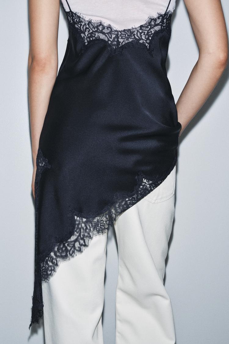 Elisa | Abito Asimmetrico in Pizzo