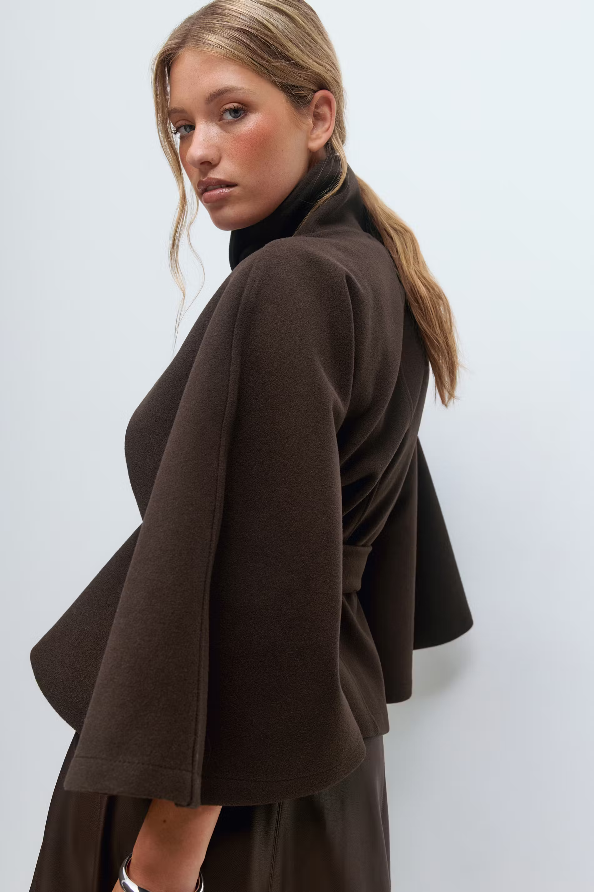 Loreza | Cappotto Elegante per Donne con Cintura & Collo Alto