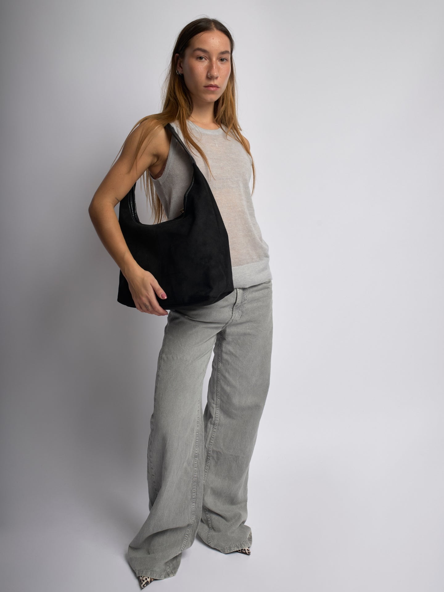 Jady | Borsa a Spalla in Camoscio