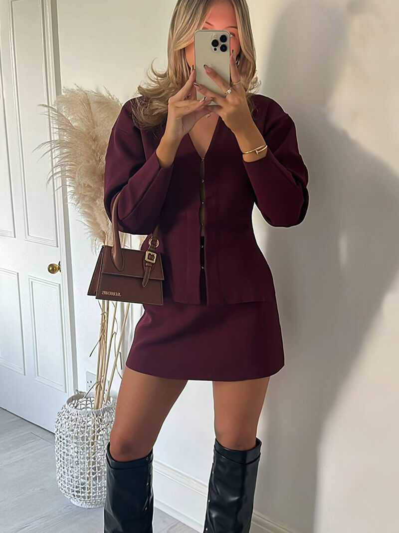 Iduna - Completo elegante in maglia