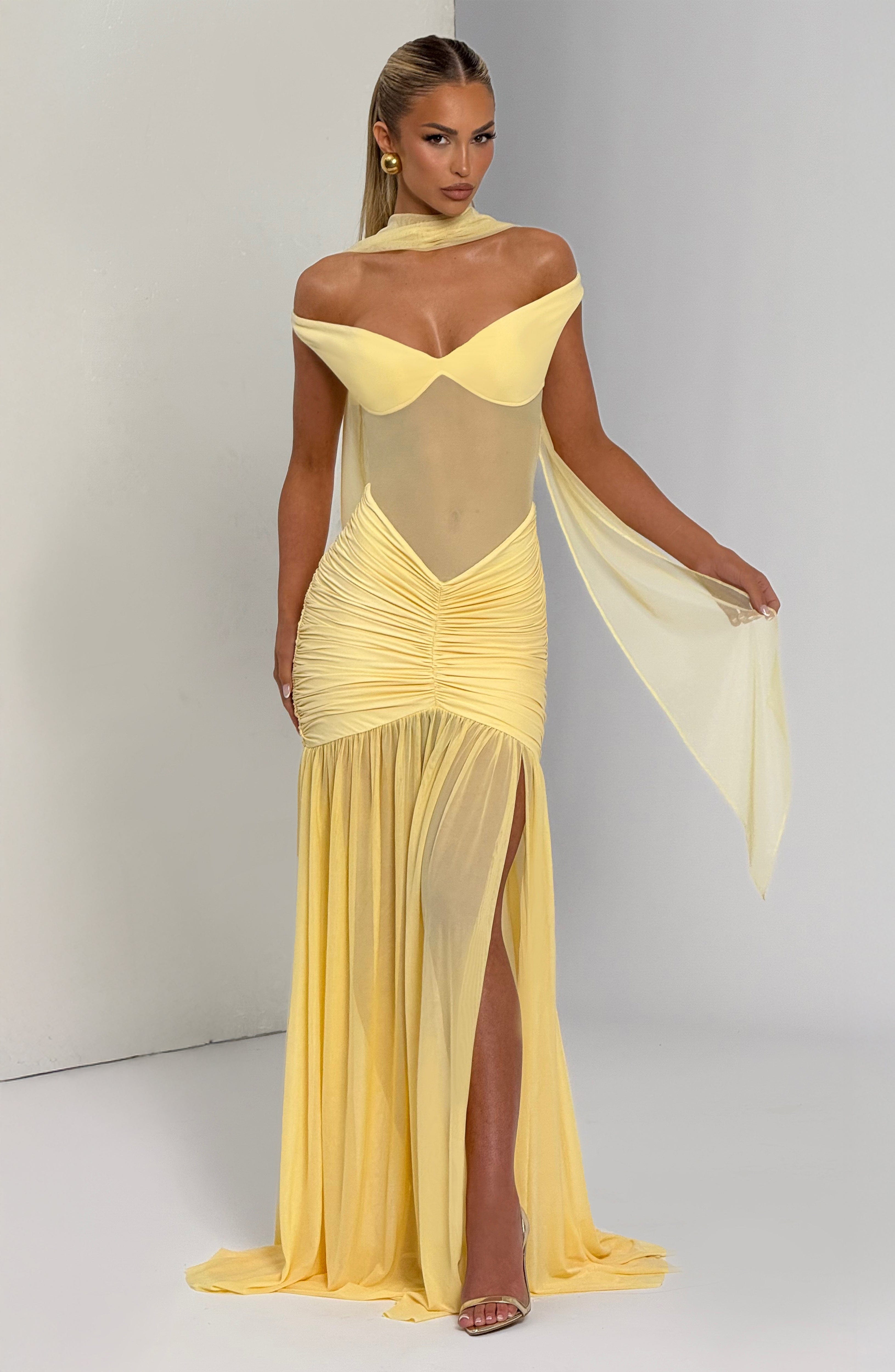 Abito Maxi Alaia - Limone