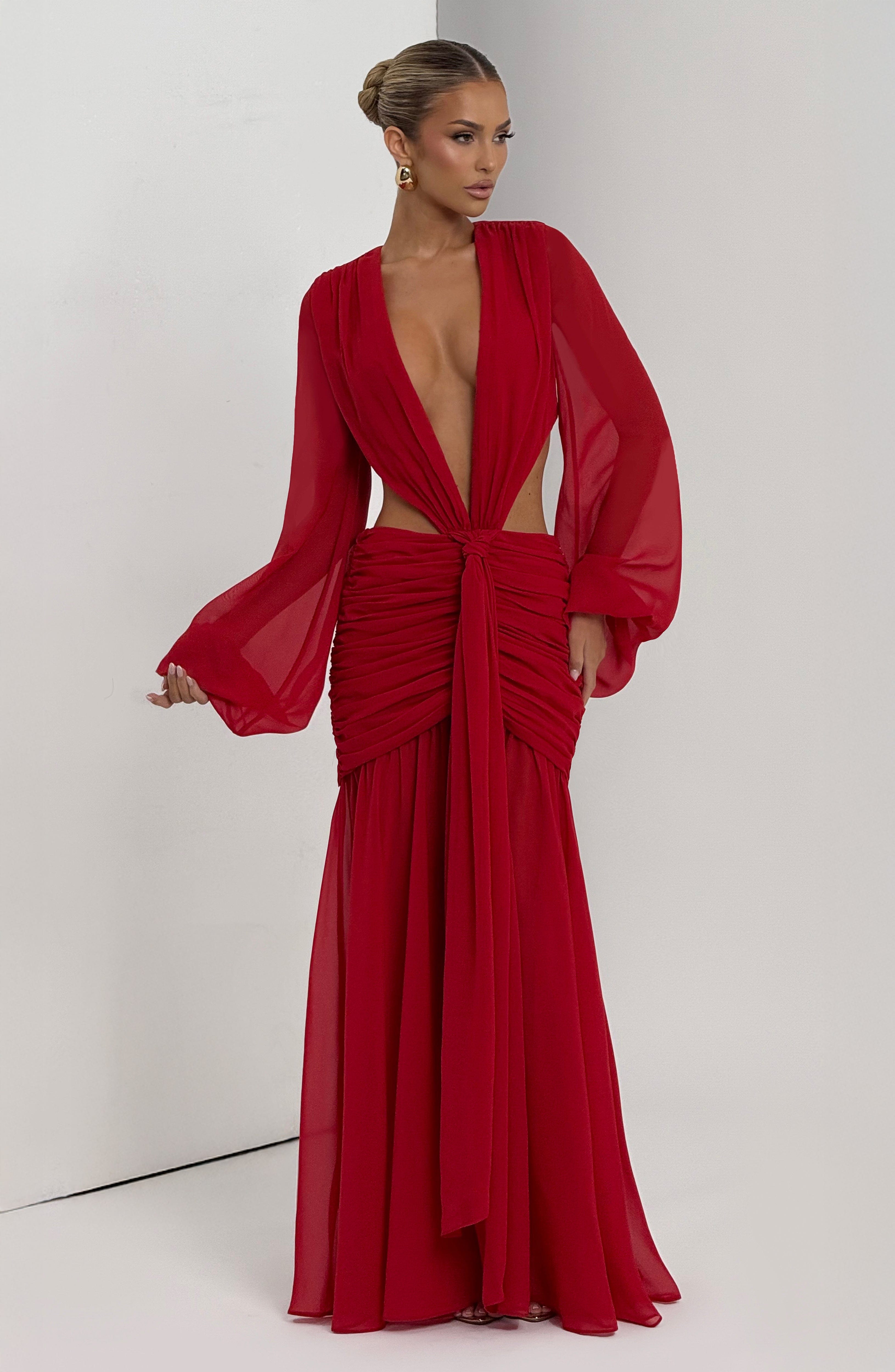 Abito Maxi Andrina - Rosso