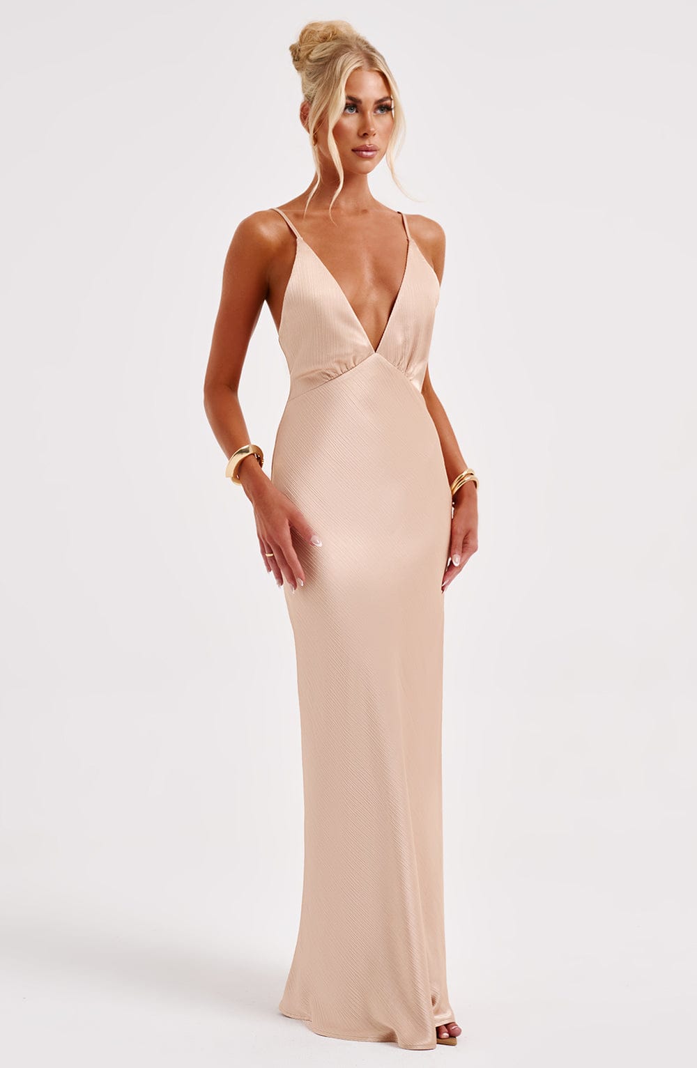 Abito Maxi Anja - Champagne