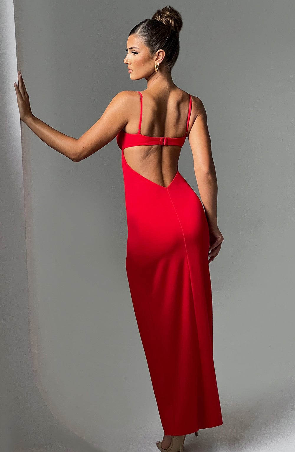 Abito Maxi Asteria - Rosso