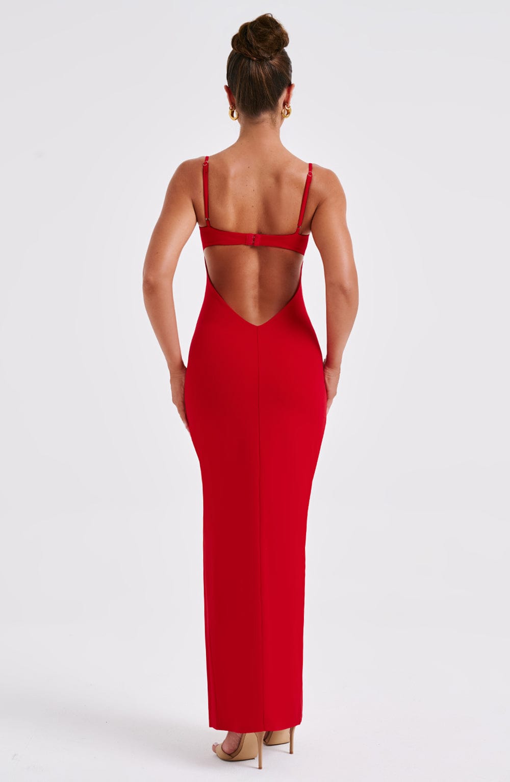 Abito Maxi Asteria - Rosso
