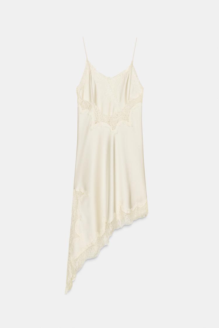 Elisa | Abito Asimmetrico in Pizzo