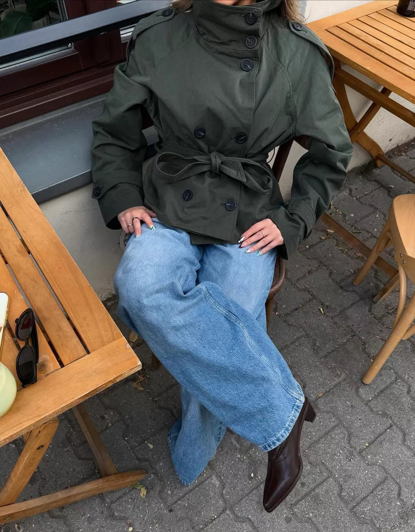 Julie - Trench-coat con bottoni