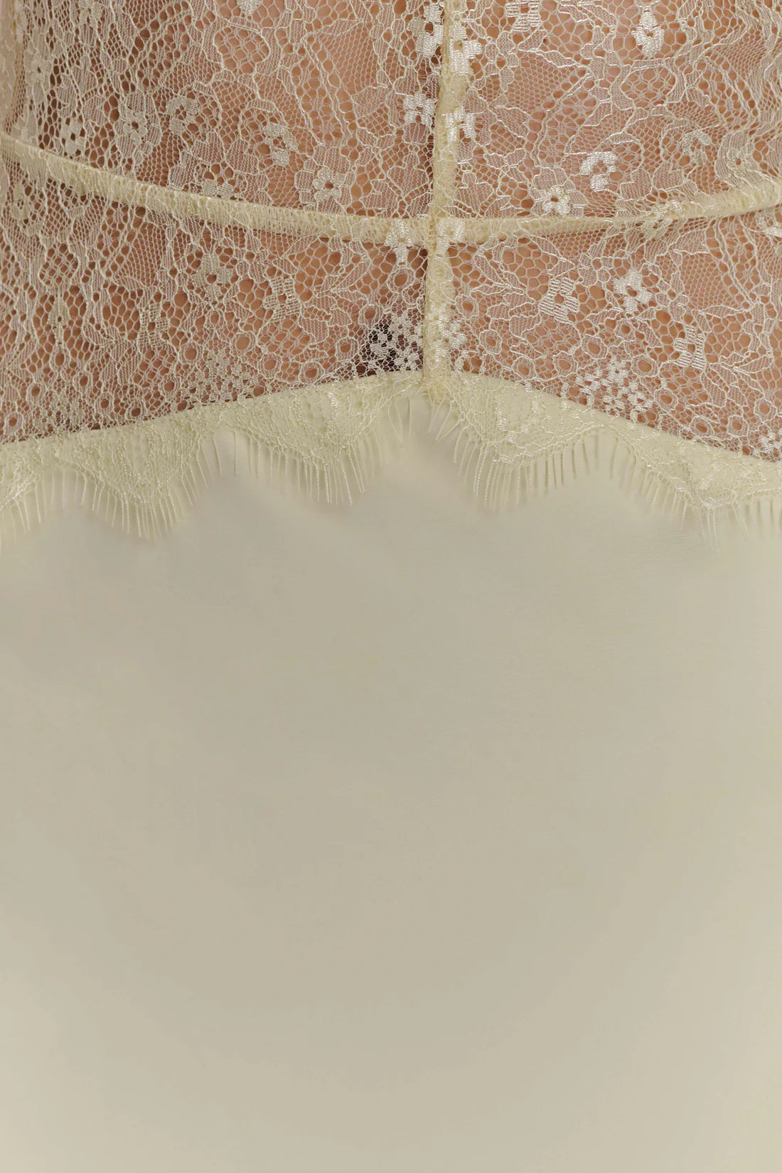 Abito Maxi Dinah Rosalie – Pizzo & Raso Nero