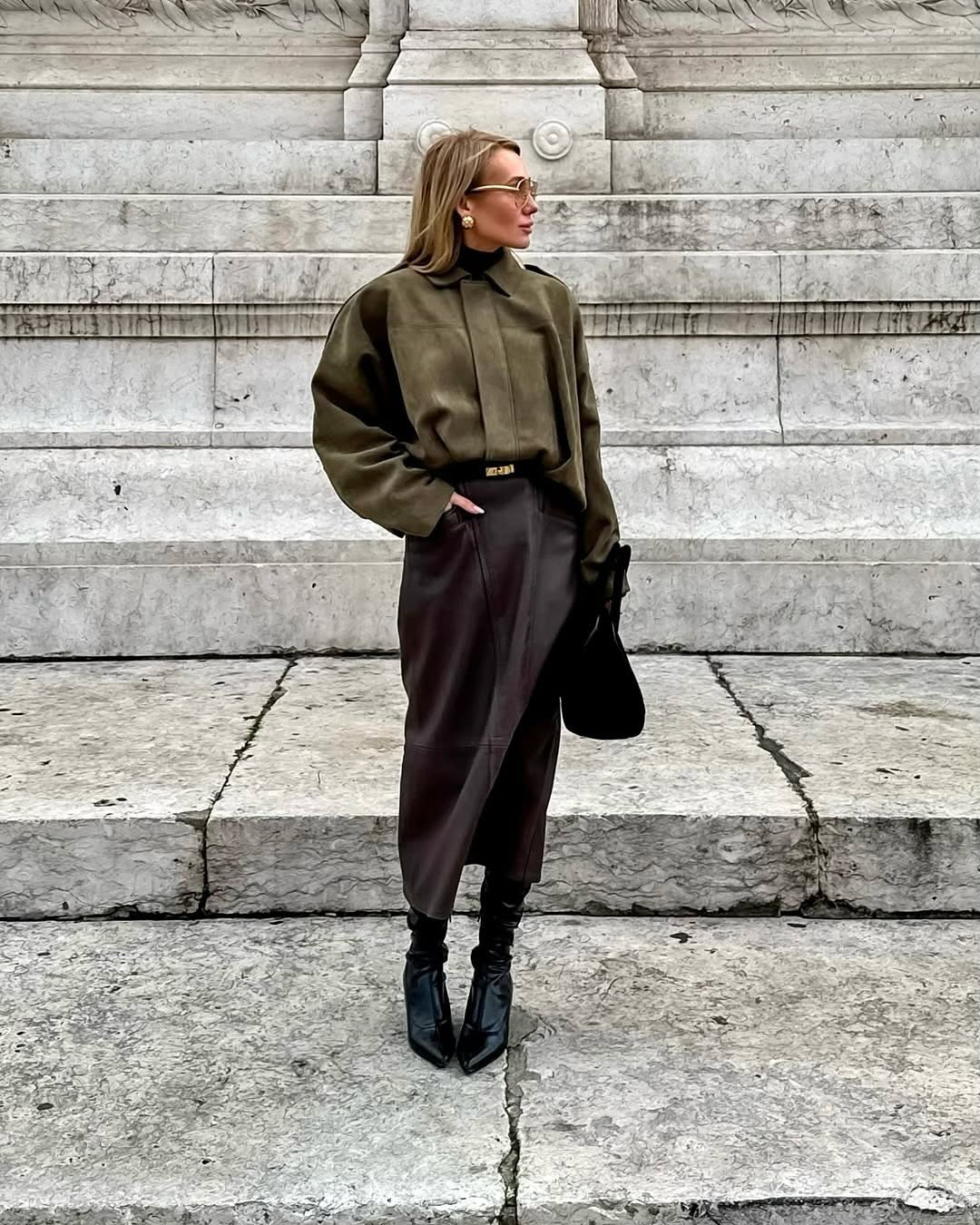 Fabiane | Giacca Oversize in Suede per Donne – Calda & Elegante