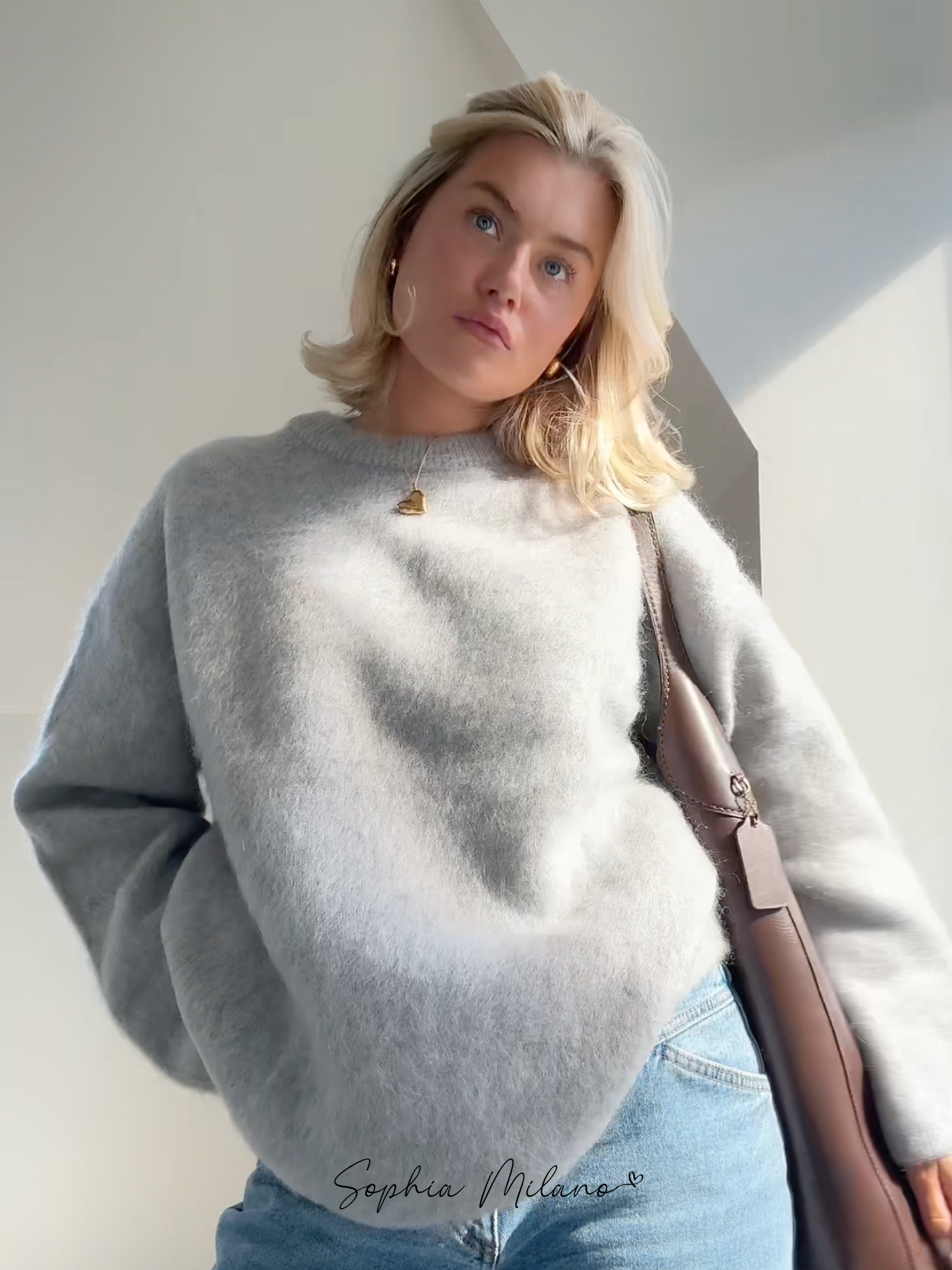 Sofia | Maglione Crewneck in Mohair