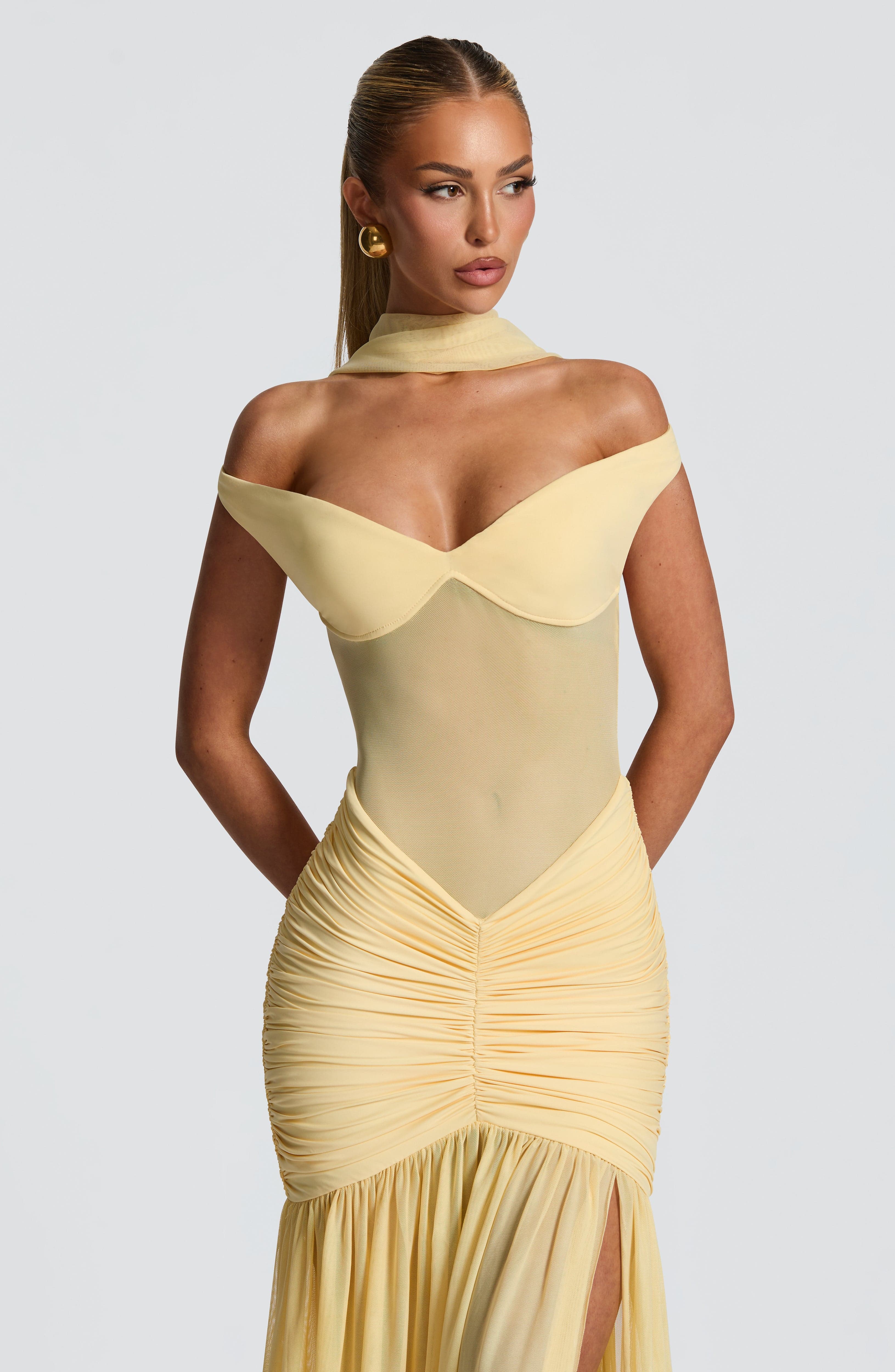 Abito Maxi Alaia - Limone
