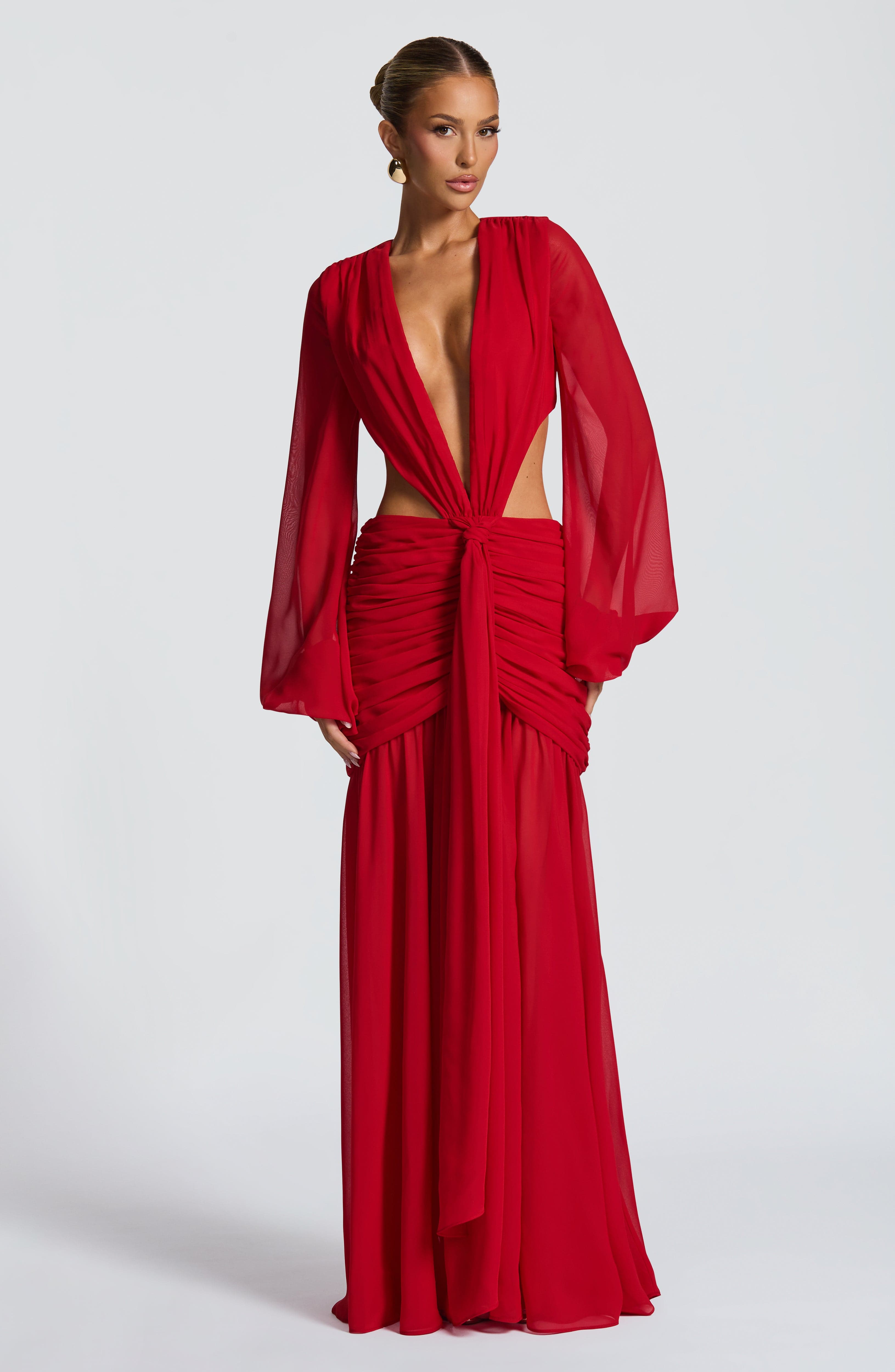 Abito Maxi Andrina - Rosso