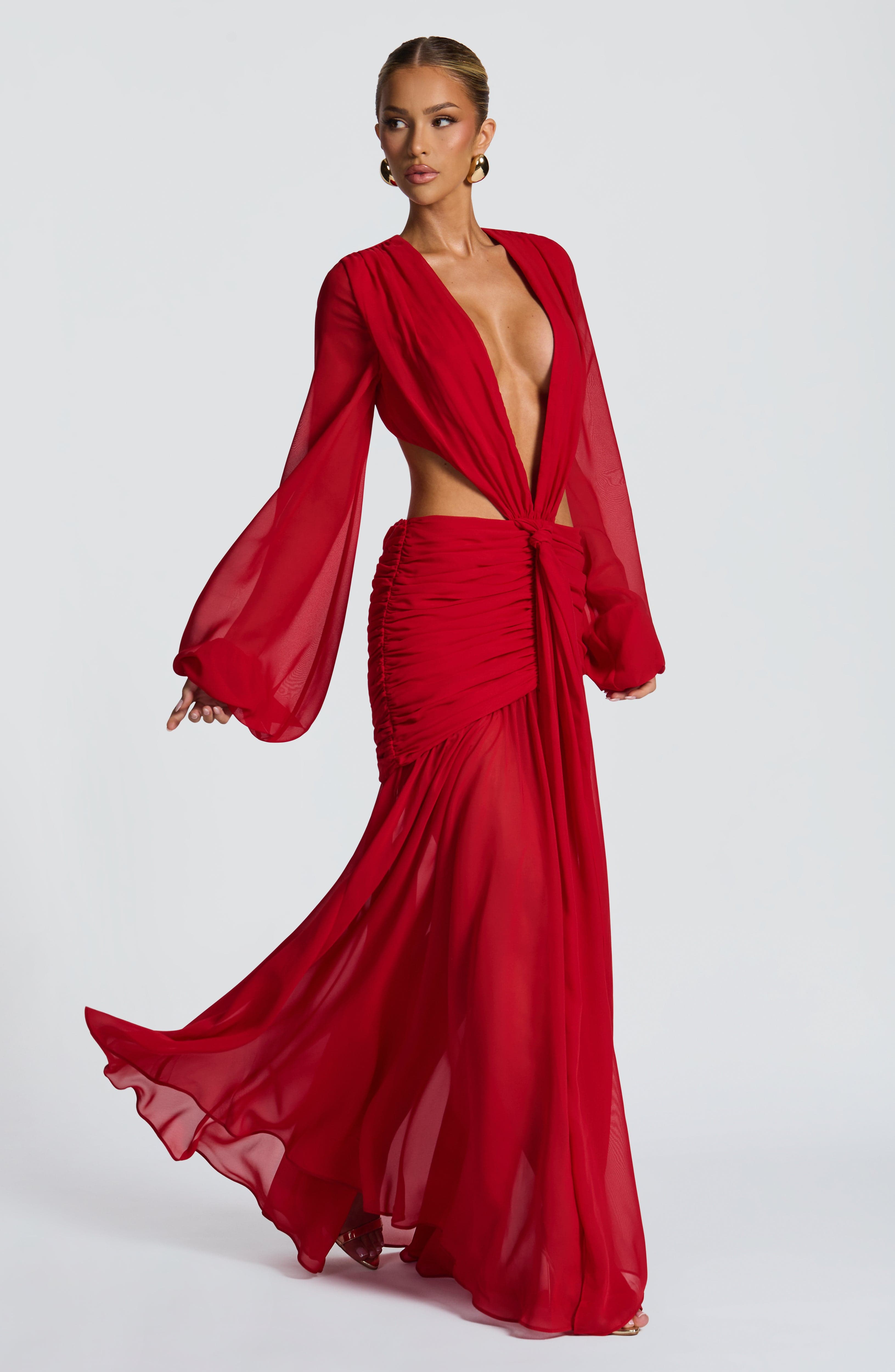 Abito Maxi Andrina - Rosso