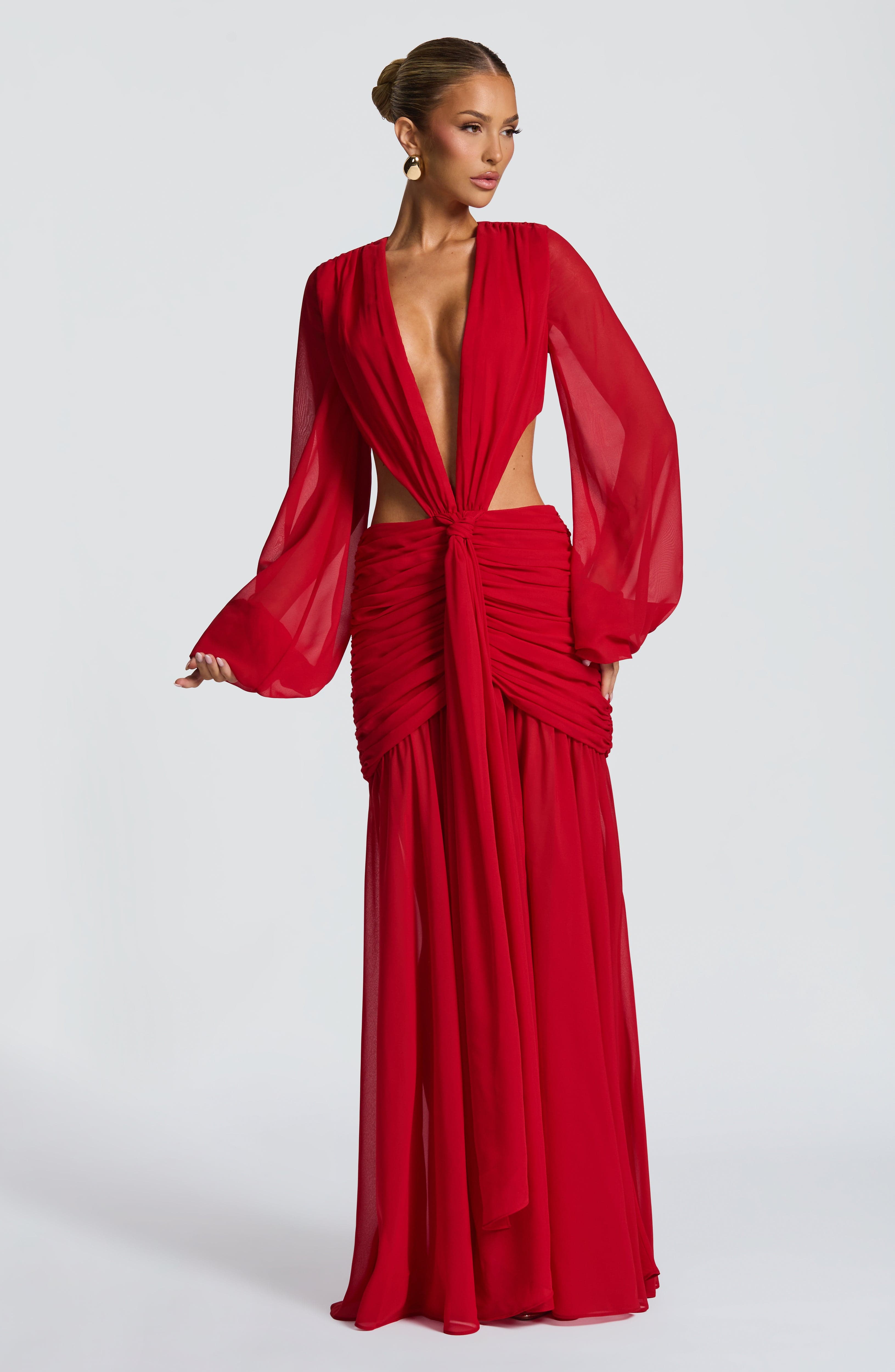 Abito Maxi Andrina - Rosso