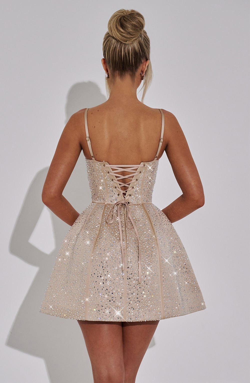 Abito Mini Angelique - Champagne