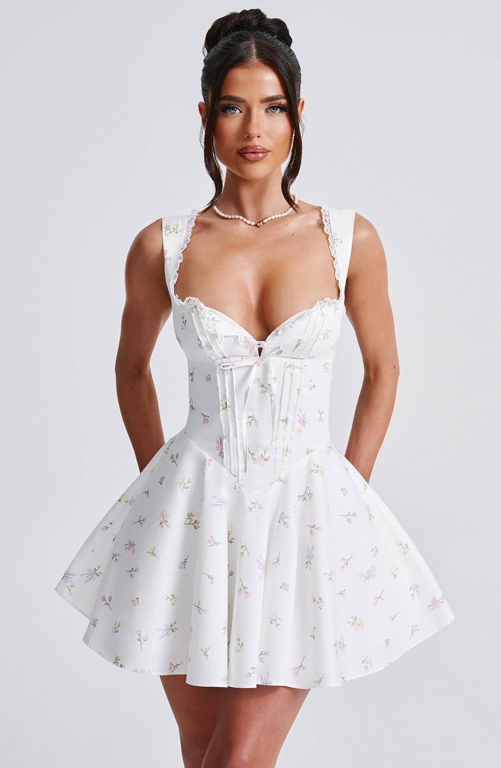 Abito Mini Antonella - Stampa Floreale Multicolore