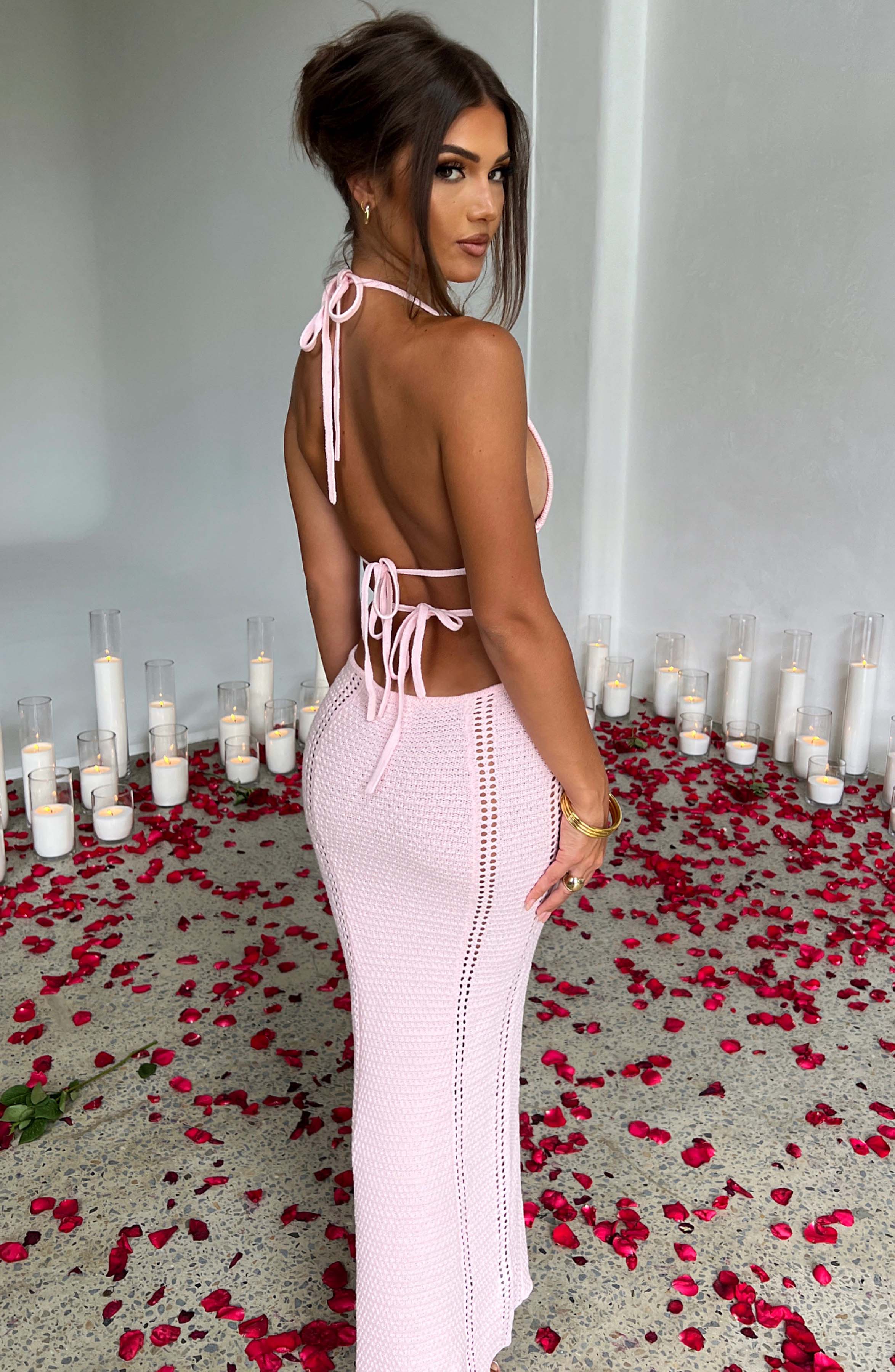 Vestito Maxi Arabella - Rosa Pallido