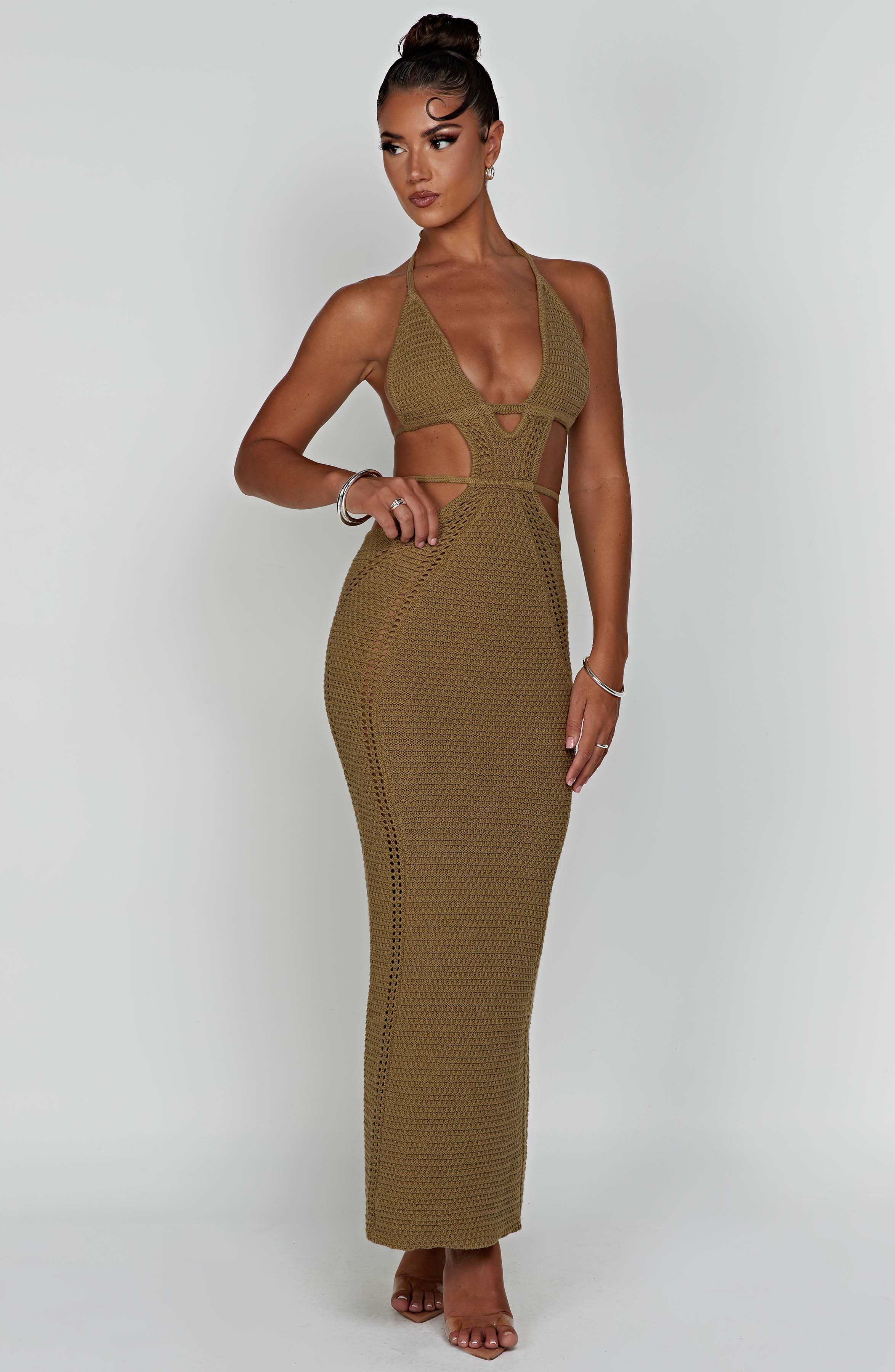 Abito Maxi Arabella - Khaki