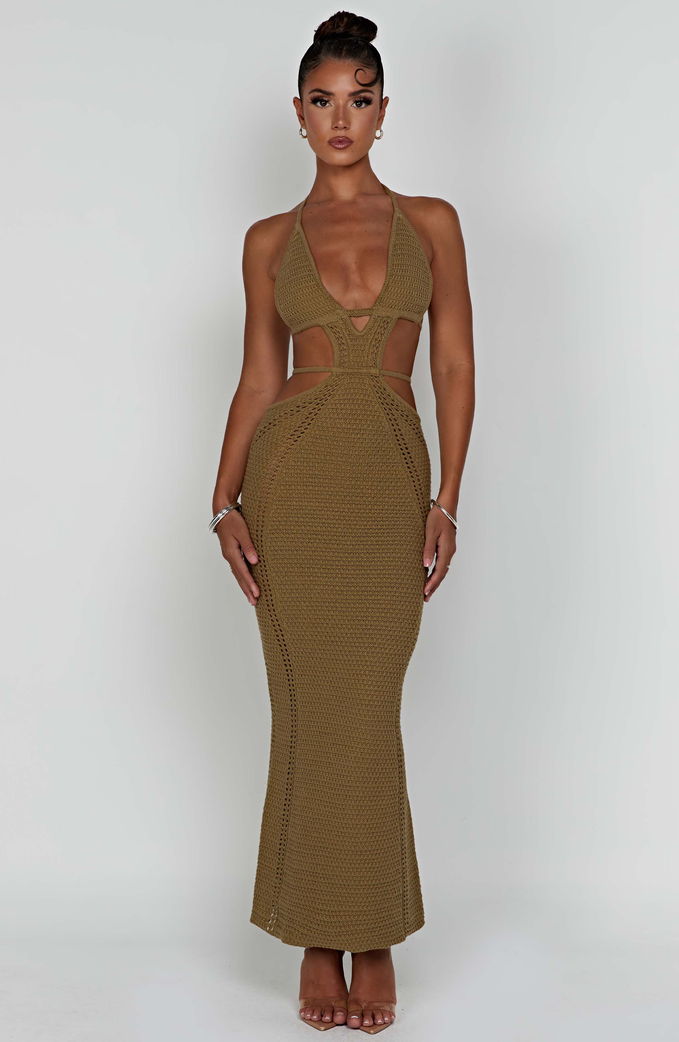Abito Maxi Arabella - Khaki