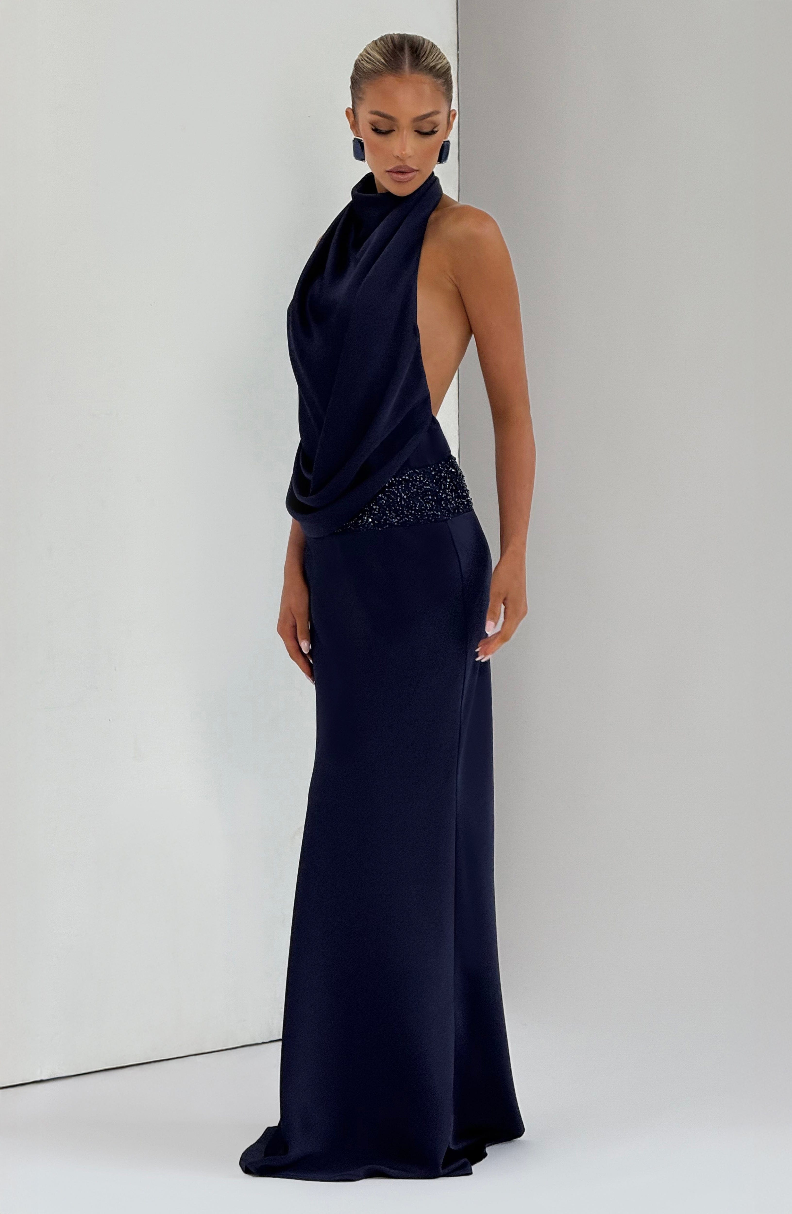 Abito Maxi Armelle - Blu Navy
