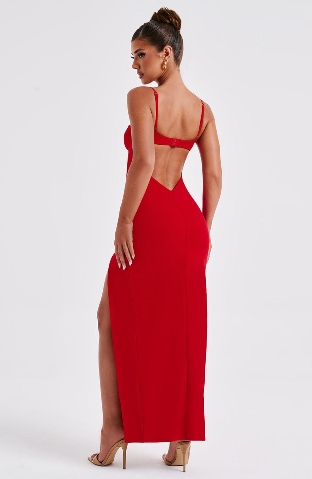 Abito Maxi Asteria - Rosso