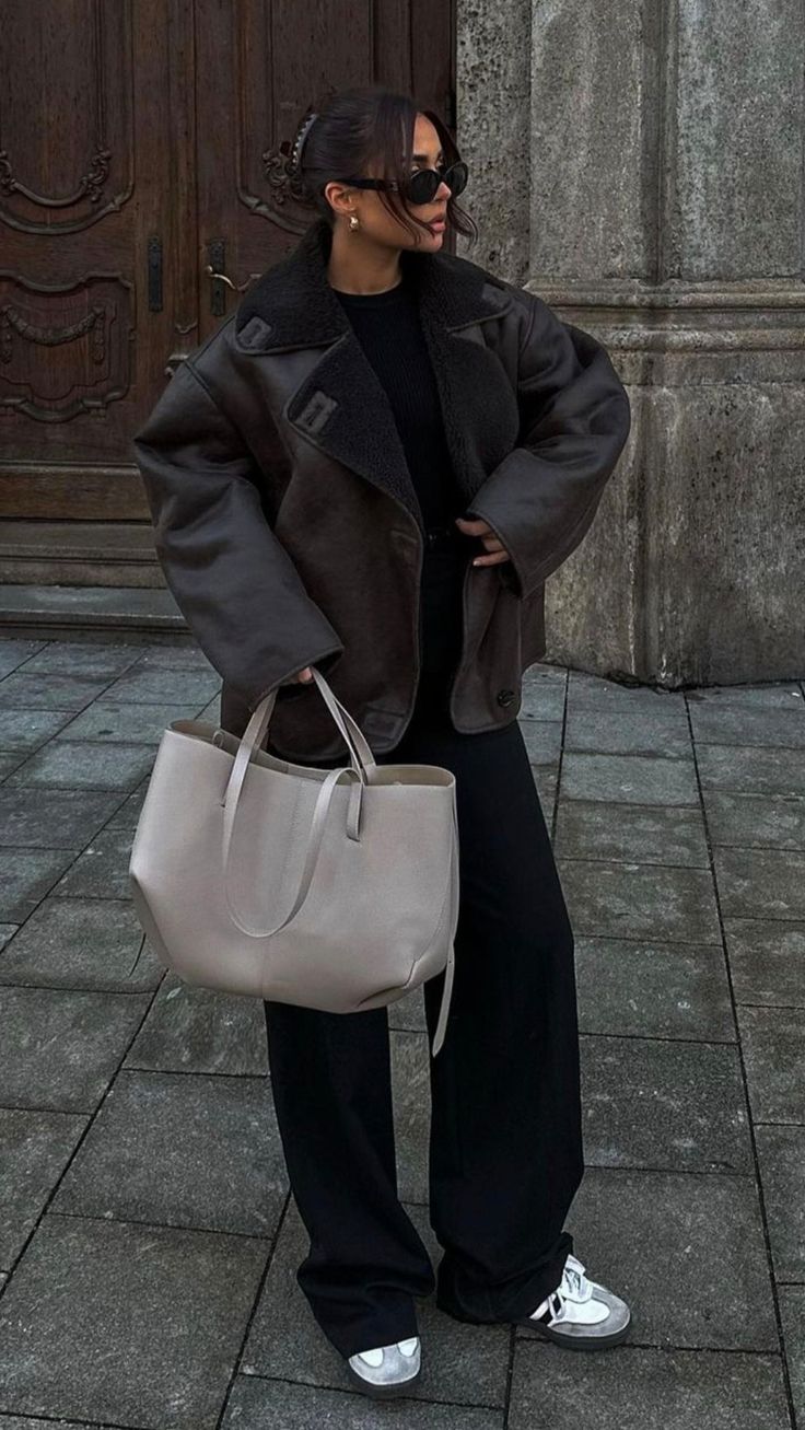 Amy - Giacca in Pelle Marrone